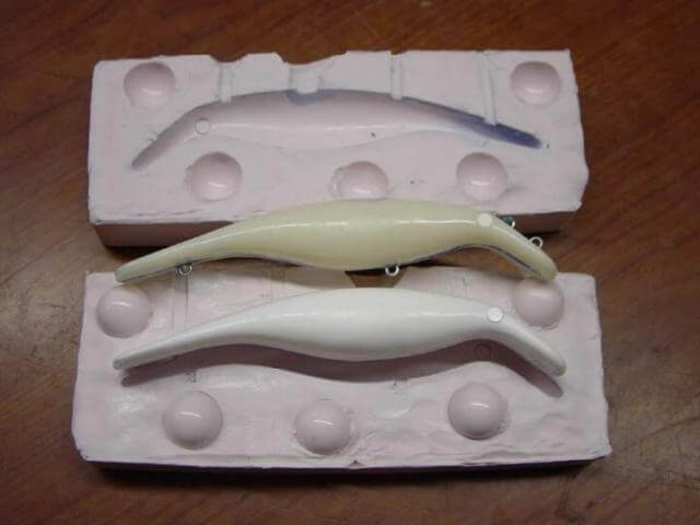 Rubber fish mold Fishing Lure Mold Artificial bait